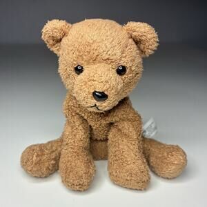 Russ Luv Pets Cubby Bear Plush 5” Golden Brown Tan Stuffed Animal Beanie Vintage
